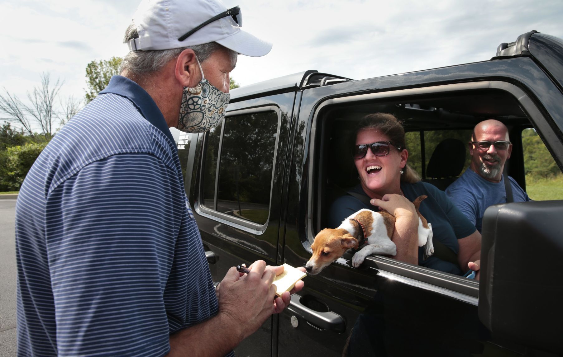 Drive-thru Greek Fest fills stomachs just the same